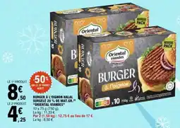 E.Leclerc Oriental viandes Burger à l'oignon offre