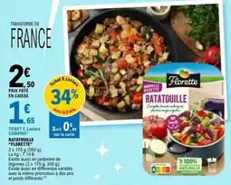 E.Leclerc Florette Ratatouille offre