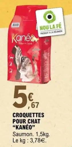 E.Leclerc Kanéo Croquettes pour chat offre