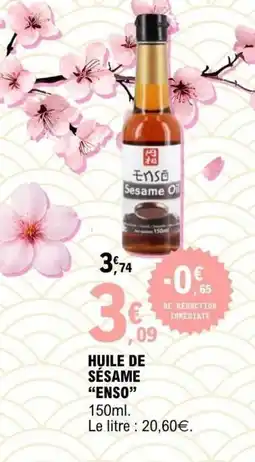 E.Leclerc Enso Huile de Sésame offre