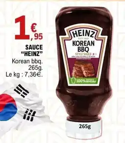 E.Leclerc HEINZ Sauce Korean bbq offre