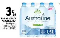 E.Leclerc Australine Eau de source offre