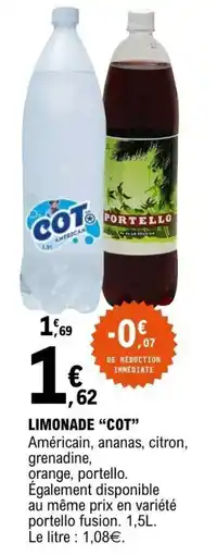 E.Leclerc COT LIMONADE offre