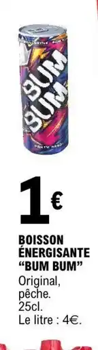 E.Leclerc Bum Bum Boisson énergisante offre