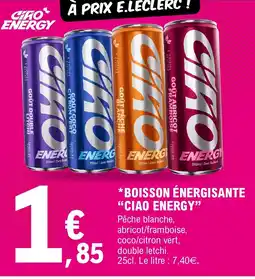 E.Leclerc CIAO ENERGY offre