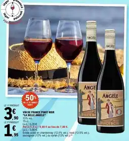 E.Leclerc LA BELLE ANGÈLE PINOT NOIR offre