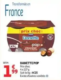 Auchan Supermarché Danette Pop offre