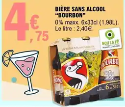E.Leclerc BOURBON Bière sans alcool offre
