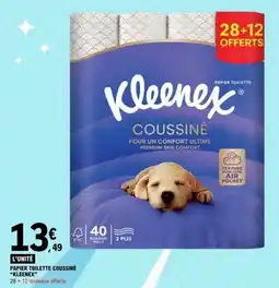 E.Leclerc Kleenex Papier Toilette Coussiné offre