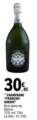 E.Leclerc F.DUBOIS Champagne offre