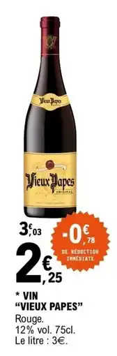 E.Leclerc Vieux Papes VIN offre