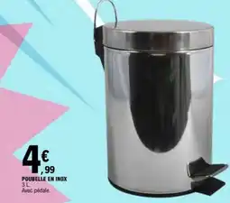 E.Leclerc POUBELLE EN INOX offre