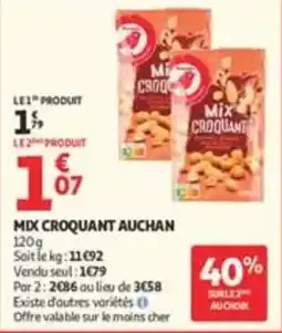 Auchan Supermarché Mix Croquant Auchan offre