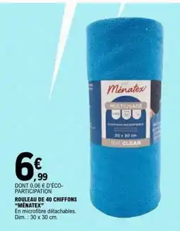 E.Leclerc Ménatex Chiffons microfibres offre