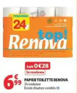 Auchan Supermarché Renova Papier toilette offre