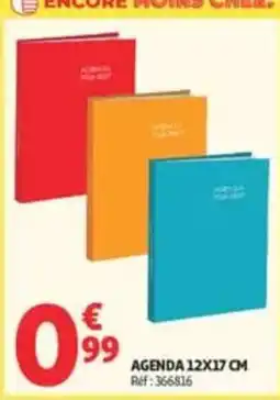 Auchan Supermarché AGENDA 12X17 CM offre