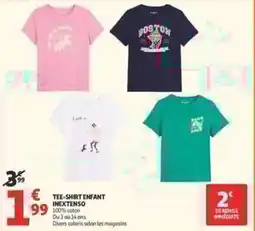Auchan Supermarché Inextenso tee-shirt enfant offre