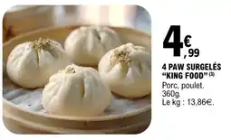 E.Leclerc KING FOOD 4 PAW SURGELÉS offre