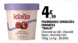 E.Leclerc Idalia Framboises surgelées enrobées offre