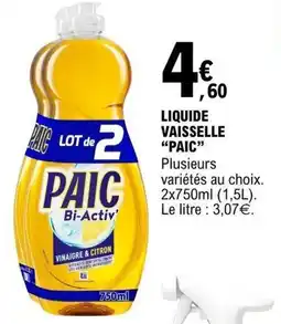 E.Leclerc PAIC LIQUIDE VAISSELLE offre