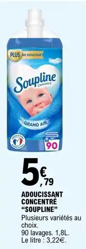E.Leclerc Soupline Adoucissant concentré offre