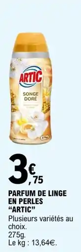 E.Leclerc ARTIC PARFUM DE LINGE EN PERLES offre