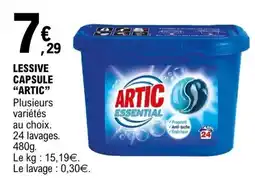 E.Leclerc ARTIC LESSIVE CAPSULE offre