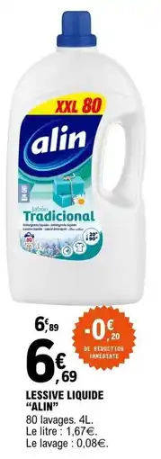 E.Leclerc ALIN Lessive liquide offre