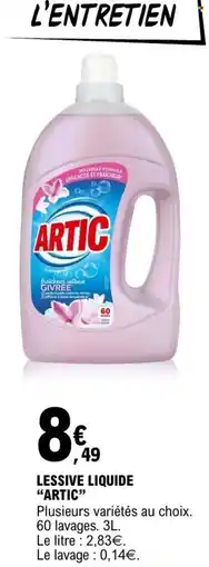 E.Leclerc ARTIC Lessive liquide offre