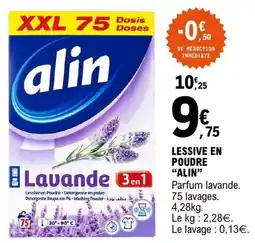 E.Leclerc ALIN Lessive en Poudre offre