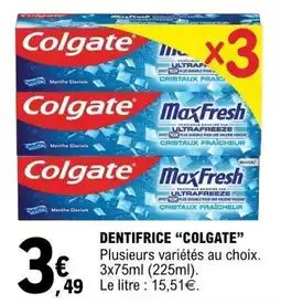 E.Leclerc Colgate Dentifrice offre