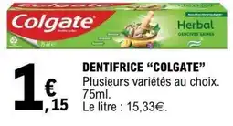 E.Leclerc Colgate Dentifrice offre
