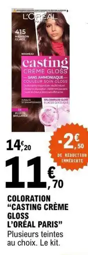 E.Leclerc L'ORÉAL PARIS CASTING CRÈME GLOSS offre