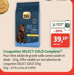 Maxi Zoo Select gold croquettes complete offre
