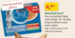 Maxi Zoo Purina maxi pack one offre