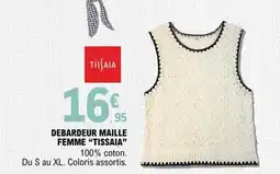 E.Leclerc Tissaia Debardeur maille femme offre