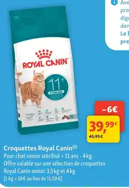 Maxi Zoo Royal canin croquettes royal canin senior sterilised 11+ offre