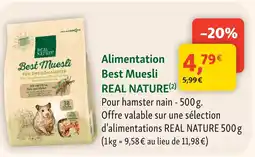 Maxi Zoo Real nature alimentation best muesli offre