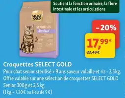 Maxi Zoo Select gold croquettes offre