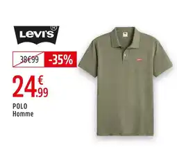 Intersport Levi's polo homme offre