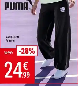 Intersport Puma pantalon femme offre