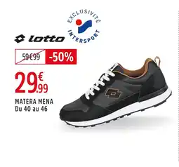 Intersport Lotto matera mena offre