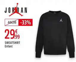 Intersport Jordan sweatshirt enfant offre