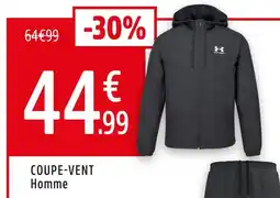 Intersport Under armour coupe-vent homme offre