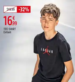 Intersport Jordan tee-shirt enfant offre