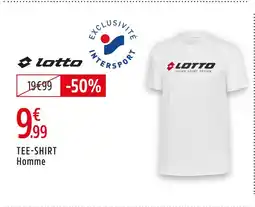 Intersport Lotto tee-shirt offre