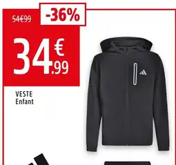 Intersport Adidas veste enfant offre