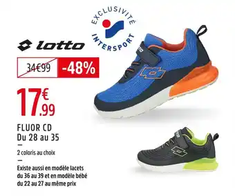 Intersport Lotto fluor cd offre