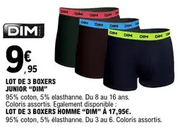 E.Leclerc DIM BOXERS JUNIOR offre