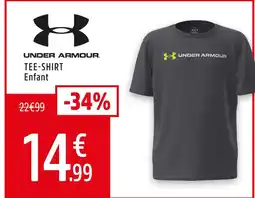Intersport Under armour tee-shirt enfant offre